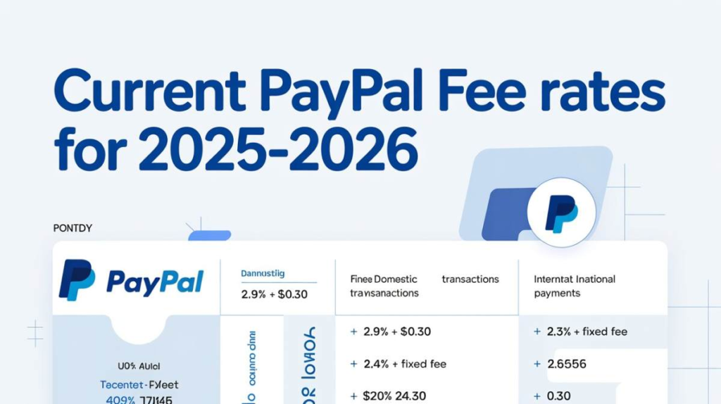 Current PayPal Fee Rates for 2025-2026 - How to Calculate PayPal Fees